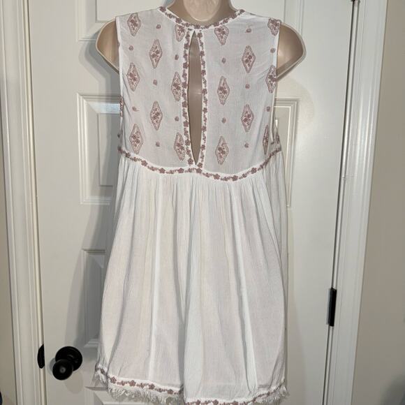 Free People Sleeveless Diamond Embroidered Top, Women's Size S - Picture 7 of 9